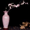 Antique Chinese Vase with Base Porcelain Flower Vase China Ming Style Ceramic Vase Traditional Flower Vase Decorative Artwork Home Decor for Office Study Living Room-b H37cmxd16.5cm view 2