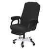 SARAFLORA Office Chair Cover- Large, Black- Removable Computer Cover for with Zipper Universal Rotating Desk High Back Seat Washable Protector Pets view 1