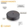 APPLAB Ceramic Round Disk Magnets, Perfect for DIY, Art Projects or Whiteboards & Fridge Organization (0.7") view 4