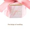 Fdit 30Pcs Candy Box Paper Gift Boxes Wedding Party Favors Ribbon(()) view 4