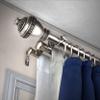 A&F Rod Dcor - Eva 13/16" Triple Curtain Rod 28-48 inch - Satin Nickel view 1