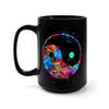 Yin Yang Black Mug - 11 oz, 15 oz view 4