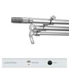 A&F Rod Dcor - Cylinder 13/16" Triple Curtain Rod 48-84 inch - Satin Nickel view 2