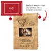 Adventa Stocking, Santa Sack, Personailsed Christmas Decoration, Brown, Takes 102 x 152mm or 4 x 6 Print view 2