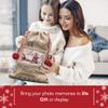 Adventa Stocking, Santa Sack, Personailsed Christmas Decoration, Brown, Takes 102 x 152mm or 4 x 6 Print view 4