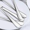60-Piece Silverware Flatware Set, E-far Stainless Steel Dinner Cutlery Utensil Set Service for 12, Suitable for Home/Restaurant/Hotel/Party, Simple Design, Mirror Finished - Dishwasher Safe view 4