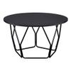 Acme Sytira Round Wooden Top Coffee Table in Black view 1