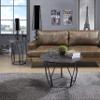Acme Sytira Round Wooden Top Coffee Table in Black view 2