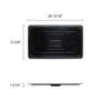 Restaurant Essentials Full size solid cover for polycarbonate food pan, black, comes in each view 2