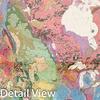 North America Geologic Map 1965 - Historical Geological Wall Art Print - 44in x 59in view 2