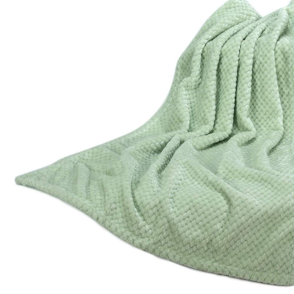 40"x60" Fluffy Warm Light Green Blanket Baby Girl Boy Coral Fleece Throw Blanket Outdoor Indoor Blanket Travel Decorative Blanket Newborn Throw Summer Blanket