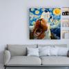 Trademark Fine Art Sing Starry Night by CR Townsen, 24x24 view 3