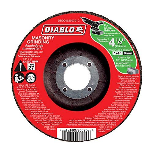MASONRY GRND DISC 4-1/2"