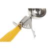 HUBERT 2 oz Stainless Steel Portion Control Disher with Yellow Polypropylene Handle - #20 view 3
