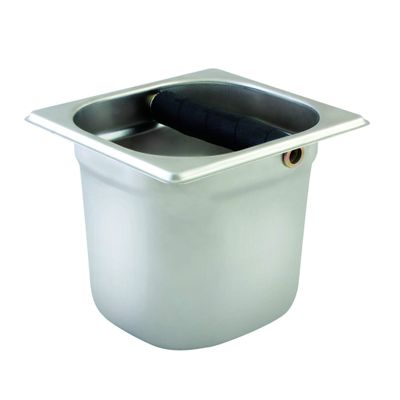 Restaurant Essentials Knock box, stainless steel, 6" deep, 0.6mm, comes in each