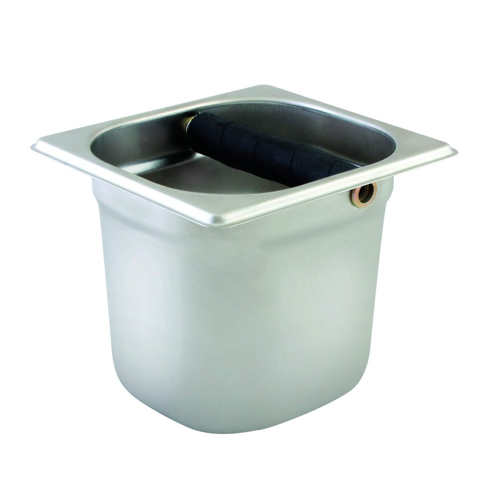 Restaurant Essentials Knock box, stainless steel, 6" deep, 0.6mm, comes in each