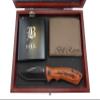 Groomsmen Gifts for Wedding, Set of 2, Groomsmen Gift Box, Groomsmen Gift Set, Best Man Gift, Engraved Flask, Personalized Knife, Groomsman Gifts, Husband Gift, Boyfriend Gift, Wallet, Mens Gift view 1