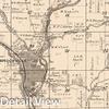 Brookville Township, Franklin County, Indiana Property Map 1882 - Historical Map Print - 70in x 44in view 2