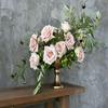Accent Decor Vienna Metal Compote Vase, 9.5 in x 9.5 in x 7 in, Round Shape, Ideal for Plants and Flowers view 2
