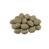 HMB 24 Pcs Khaki Stone-Like Ceramic Pebbles for Gas fireplaces, Stove, Gas firepit view 1