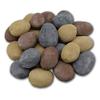 HMB 24 Pcs Khaki Stone-Like Ceramic Pebbles for Gas fireplaces, Stove, Gas firepit view 4