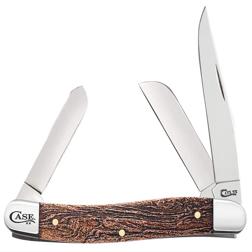Case WR XX Pocket Knife Medium Stockman Valley Jig Natural Bone Item #49956 - (6318 SS) - Length Closed: 3 5/8 Inches