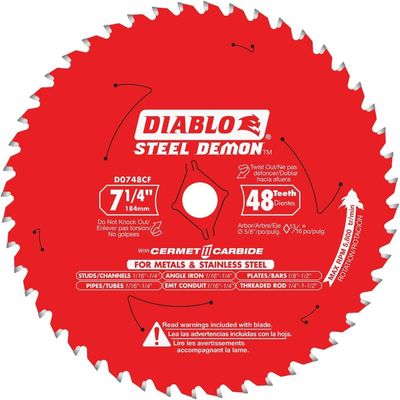 STEEL DMN MTLBD 7.25"48T