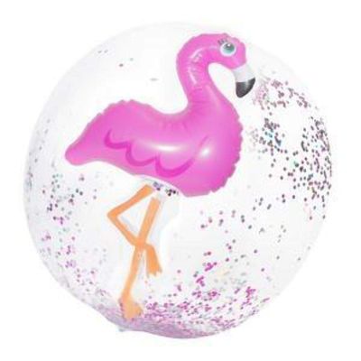 3C4G Flamingo Confetti Beach Ball