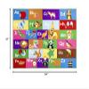 Home Must Haves Alphabet Educational/Road Map Reversible Fun Kids Area Rug (5'1" x 7') view 2