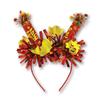 Beistle Set of 12 Red and Gold Chinese New Year Party Headbands 8.5" view 1