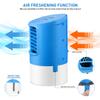 VOSAREA Portable Air Conditioner Fan, Mini Space Cooler, Small Desktop Fan Personal Table Fan Compact Ice Air Cooler with US Plug (Blue) view 3
