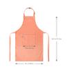 Aurya Kids Apron and Chef Hat Set-Adjustable Child Apron for Boys and Girls for Cooking Baking Light Orange view 4