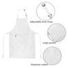 Aurya Kids Apron and Chef Hat Set - Adjustable Child Apron for Boys and Girls for Cooking Baking - Off White view 2