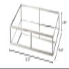 Egnazia - Silver Metal Mirror Tray - Medium Long Rectangle Open Style view 4