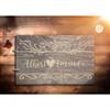 Bride and Groom Personalized Handmade Wedding Guest Book for Bride and Groom Wood Alternative Custom Engraved Newlywed Marriage Album 10 Designs to Choose from (Design 02, Black Walnut) view 2