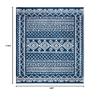 SAFAVIEH Area Rug 8x10 - Tulum Collection - Large - Navy & Ivory, Moroccan Boho Distressed Design, Non-Shedding & Easy to Clean, Ideal for Living Room, Bedroom, Dining Space (TUL268N) view 2