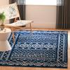 SAFAVIEH Area Rug 8x10 - Tulum Collection - Large - Navy & Ivory, Moroccan Boho Distressed Design, Non-Shedding & Easy to Clean, Ideal for Living Room, Bedroom, Dining Space (TUL268N) view 4