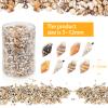 2000 Pcs Tiny Sea Shells for Crafting,Mixed Ocean Beach Mini Seashells Bulk for Home Decorations,Beach Theme Party, Small Shells for Craft, Wedding Decor, Fish Tank Vase Filler(5-12 mm) view 4