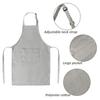 Aurya Kids Apron and Chef Hat Set-Adjustable Child Apron for Boys and Girls for Cooking Baking Light Gray view 2