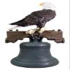 DWK 'Let Freedom Ring' Bald Eagle on Philadelphia Liberty Bell Statue, 19 Inch view 3