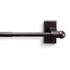 A&F Rod Decor - Magnetic Curtain Rod, 28-48 inch - Cocoa view 2
