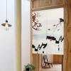 BAIHT HOME Japanese Noren Doorway Curtain Chinese Ink Painting Printed Door Curtain Tapestry Cotton Linen Room Divider, 33" x 59" view 2