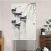 BAIHT HOME Japanese Noren Doorway Curtain Chinese Ink Painting Printed Door Curtain Tapestry Cotton Linen Room Divider, 29" x 59" view 2