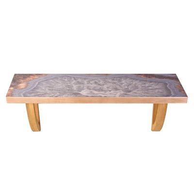TX USA Corporation Wall Shelf, 7" D x 36" W x 10.5" H, Gray