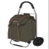 Colombo Dakar Steel Shopping Trolley, Iron Polyester Plastic, Army Green, One-Size view 1