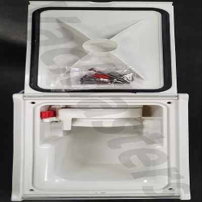 Replacement Part For Hide-a-Hose Hide-a-Hose Valve Trim KIT White # compare to part HS4000W