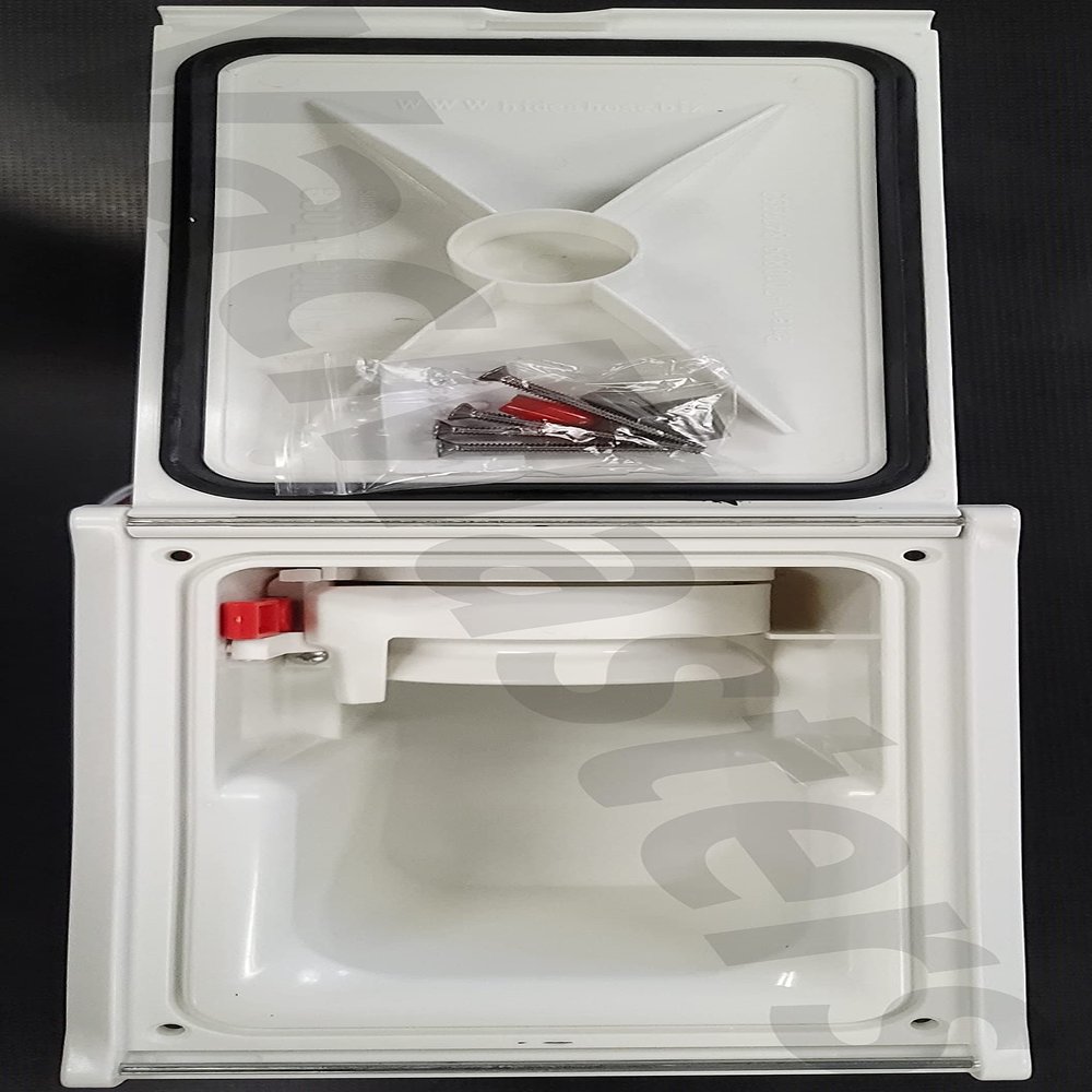 Replacement Part For Hide-a-Hose Hide-a-Hose Valve Trim KIT White # compare to part HS4000W