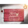 Just Customized Bride and Groom Personalized Handmade Wedding Guest Book for Bride and Groom Wood Alternative Custom Engraved Newlywed Marriage Album 10 Designs to Choose from (Design 08, Rosewood) view 2