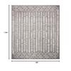SAFAVIEH Area Rug 8x10 - Tulum Collection - Large - Dark Grey & Ivory, Moroccan Boho Distressed Design, Non-Shedding & Easy to Clean, Ideal for Living Room, Bedroom, Dining Space (TUL262F) view 2