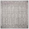 SAFAVIEH Area Rug 8x10 - Tulum Collection - Large - Dark Grey & Ivory, Moroccan Boho Distressed Design, Non-Shedding & Easy to Clean, Ideal for Living Room, Bedroom, Dining Space (TUL262F) view 3